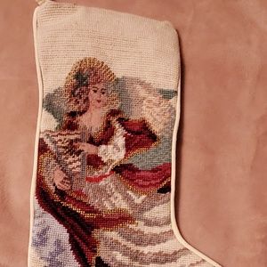 COPY - Embroidered Christmas Angel Christmas Stocking